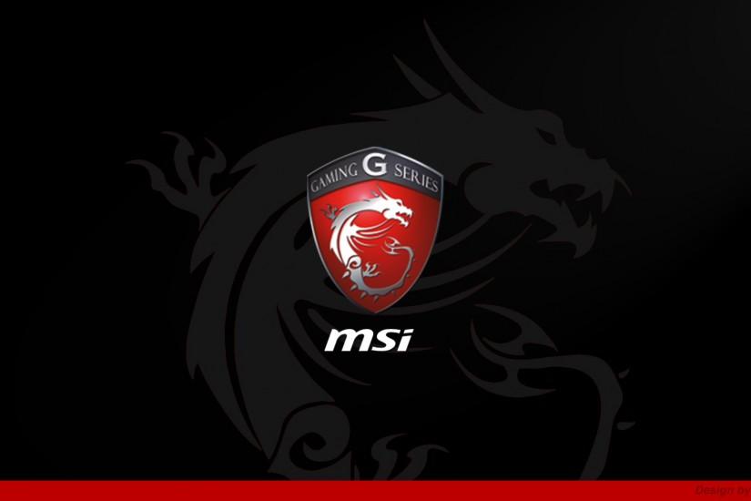 Download MSi Gaming G Series Dragon Logo Background Wallpaper .