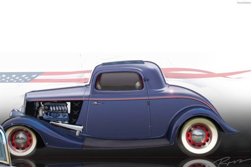 1934 Ford 3-Window Coupe Hot Rod