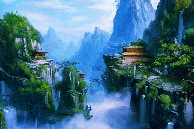 fantasy landscape wallpaper 1920x1080 for xiaomi