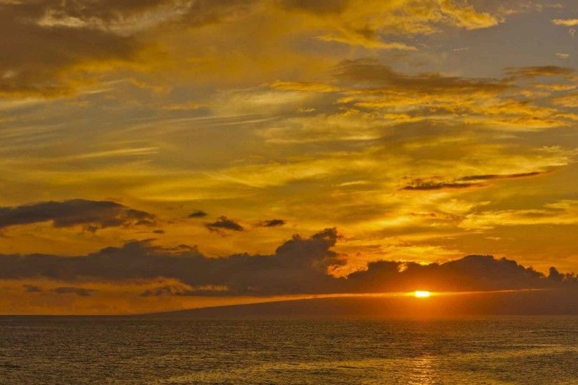 Sunrise Sunset Hawaii Nature Wallpapers Download For Windows 7