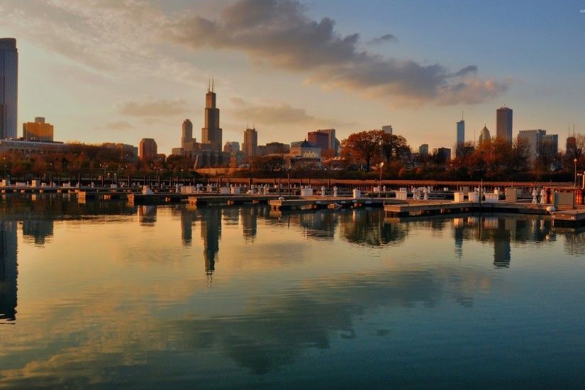 Chicago skyline [2] wallpaper 2560x1600 jpg