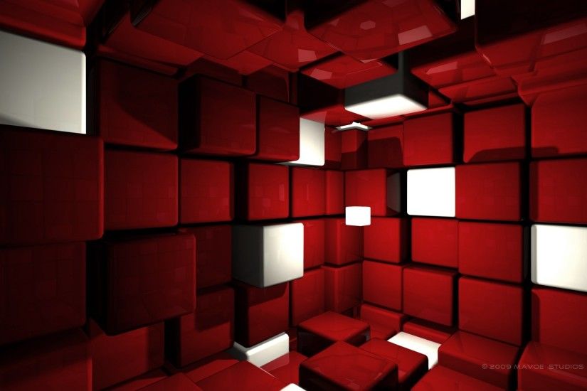 3D Red Backgrounds