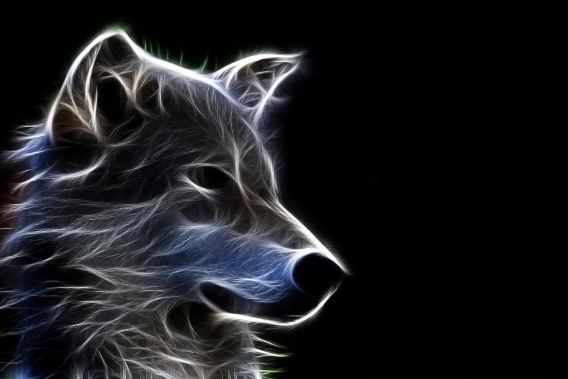 3D Wolf Animal Wallpaper