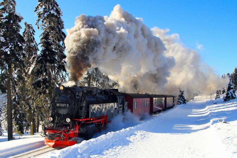 Description: The Wallpaper above is Winter locomotive Wallpaper in  Resolution 1920x1080. Choose your Resolution and Download Winter locomotive  Wallpaper