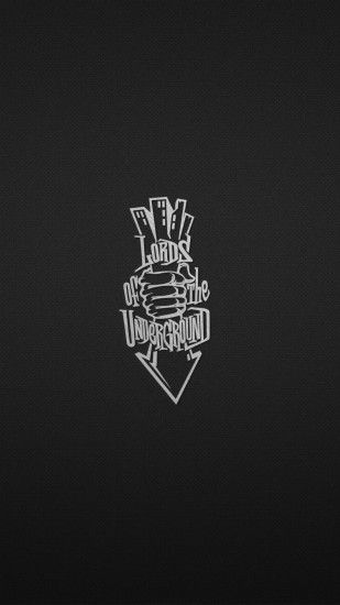 Preview wallpaper logo, lords of the underground, hip-hop 1440x2560