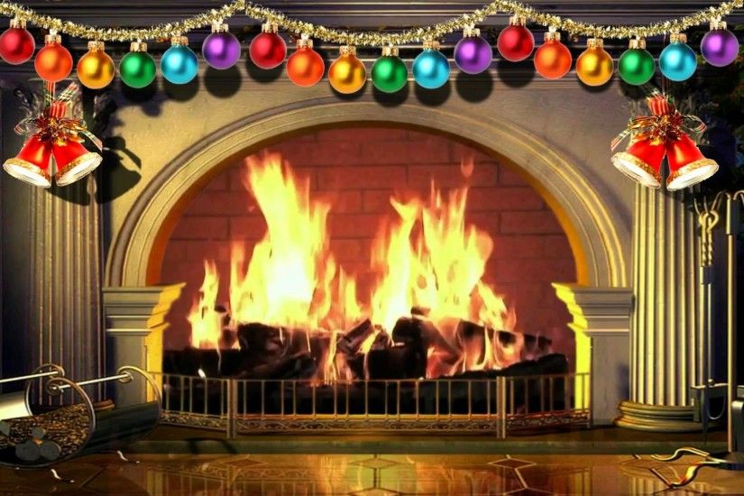 Virtual Christmas Fireplace - Free background video 1080p HD 15 minute loop  - YouTube