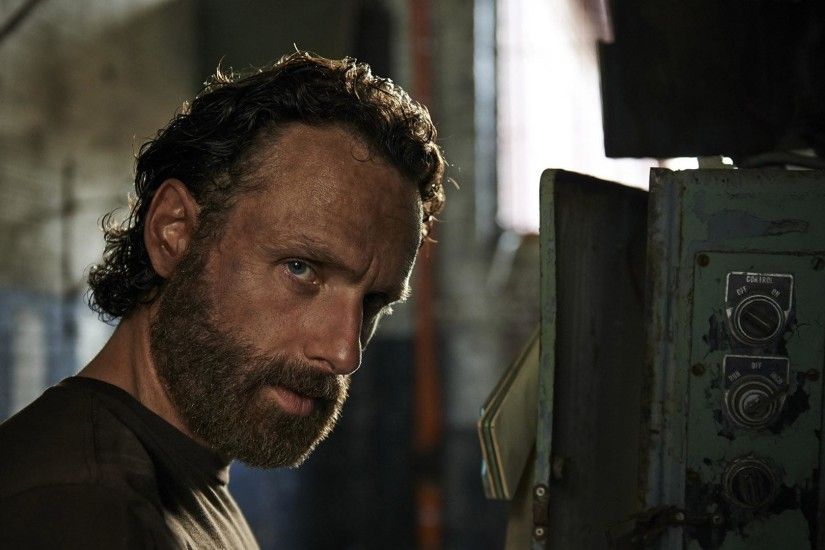 Andrew Lincoln playing Rick Grimes in The Walking Dead