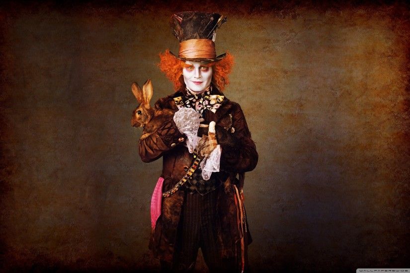 Johnny Depp In Alice In Wonderland HD Wide Wallpaper for Widescreen