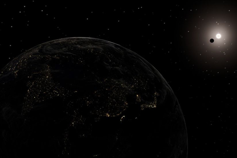 View the solar eclipse in Universe Sandbox Â²: