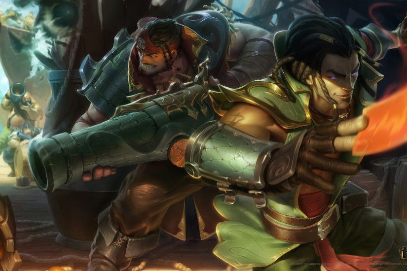 Cutthroat Graves and Cutpurse Twisted Fate Skins Wallpaper