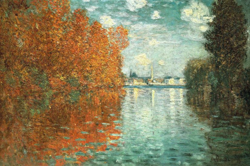Painting Monet - Autumn effect