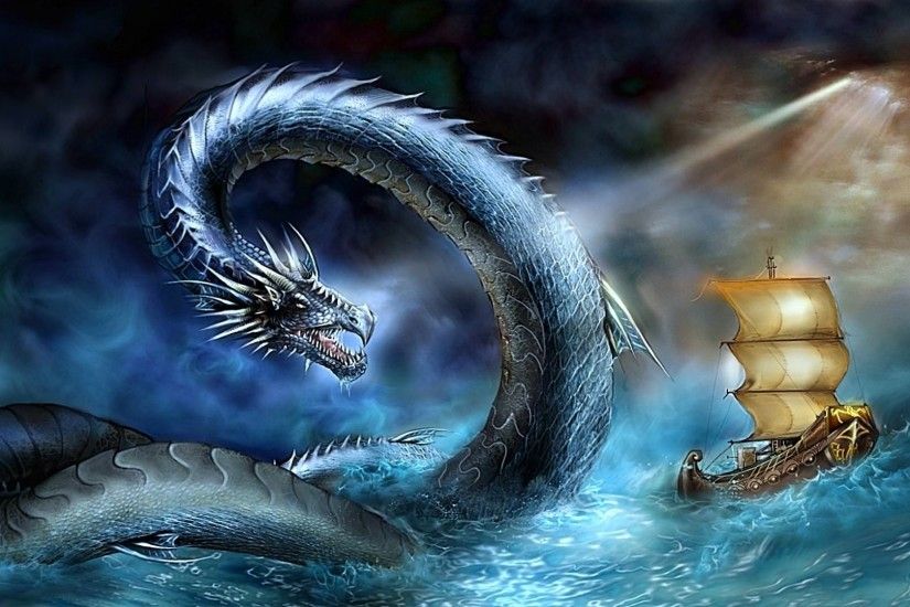 Dragon Background with 3D Effects