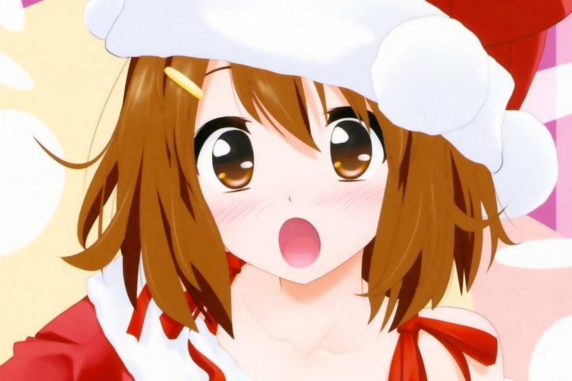 Anime - K-ON! Yui Hirasawa Christmas Wallpaper