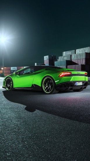 Preview wallpaper lamborghini, huracan, spyder, side view 1440x2560