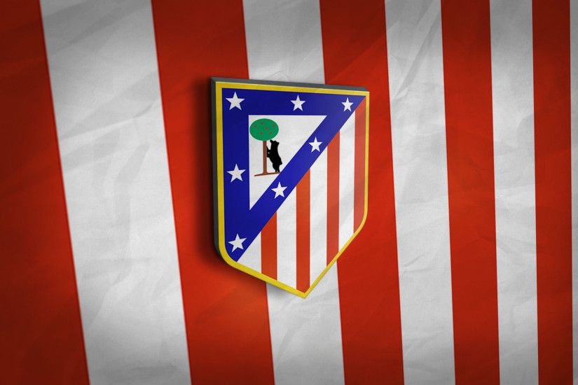 Atletico Madrid 3D Logo Wallpaper
