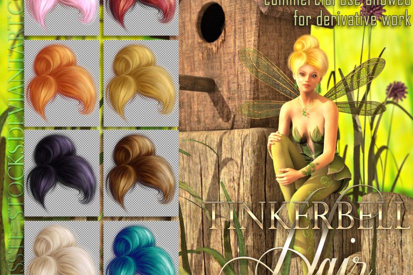 ... Tinkerbell HAIR stock by Trisste-stocks