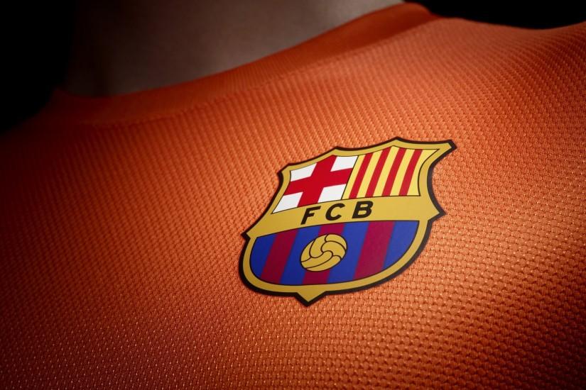 Barcelona Wallpaper Logo Away jersey.