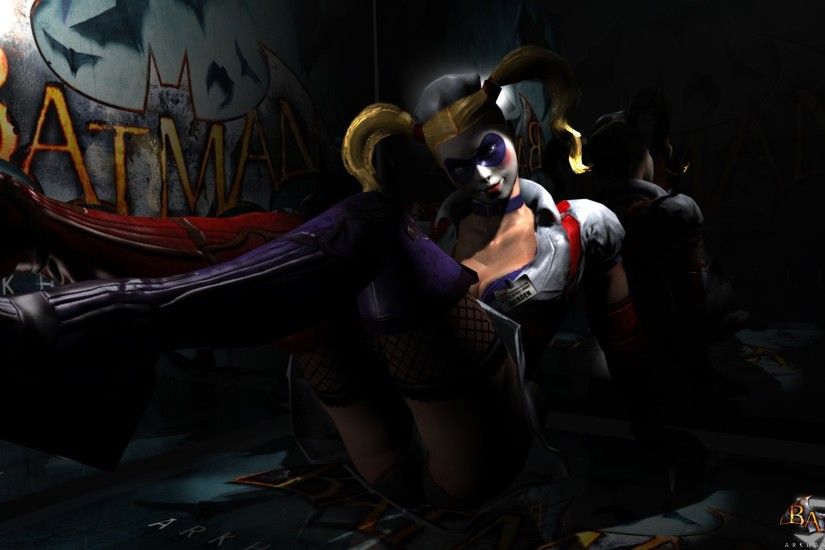 Harley Quinn Batman Arkham City Asylum wallpaper