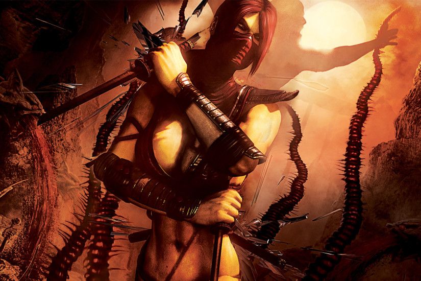 Mortal Kombat wallpaper Scarlet 3