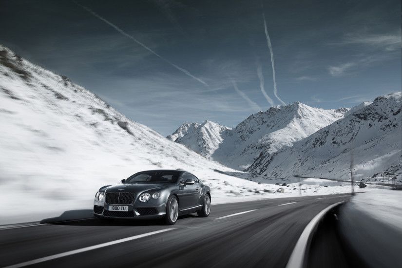 2012 Bentley Continental GT V8 - Grey Front Angle Speed - 1920x1440 -  Wallpaper