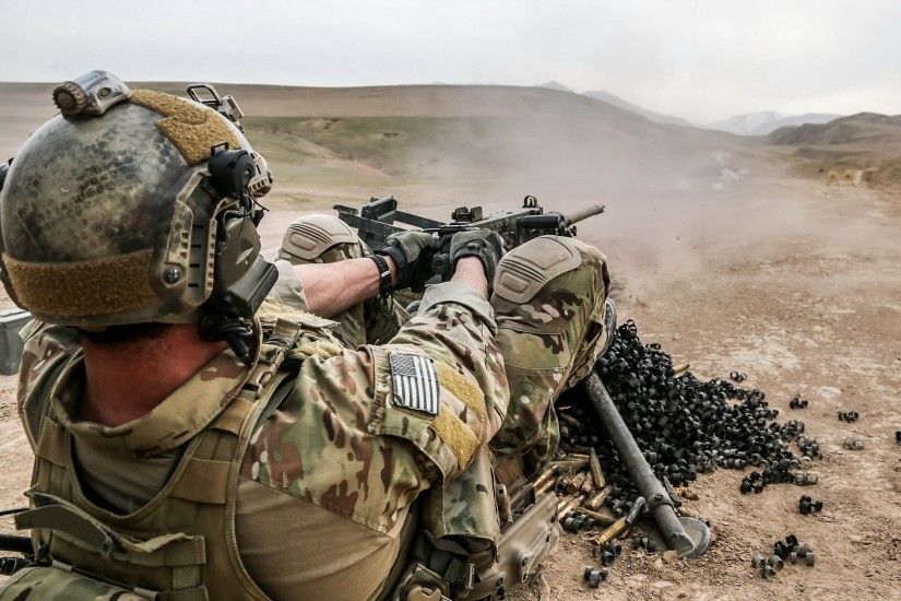 united states spec ops machine gun afghanistan