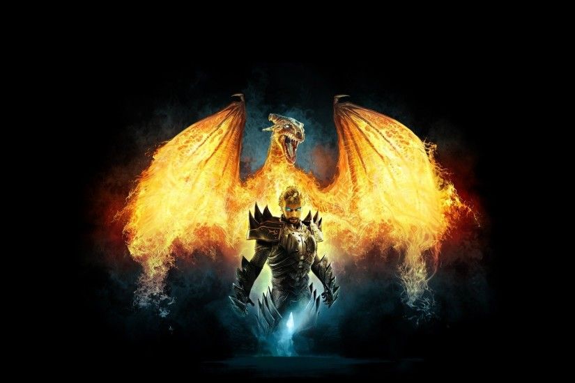Fire Dragon | Dragon on Fire Wallpaper | HD | Wallpapers