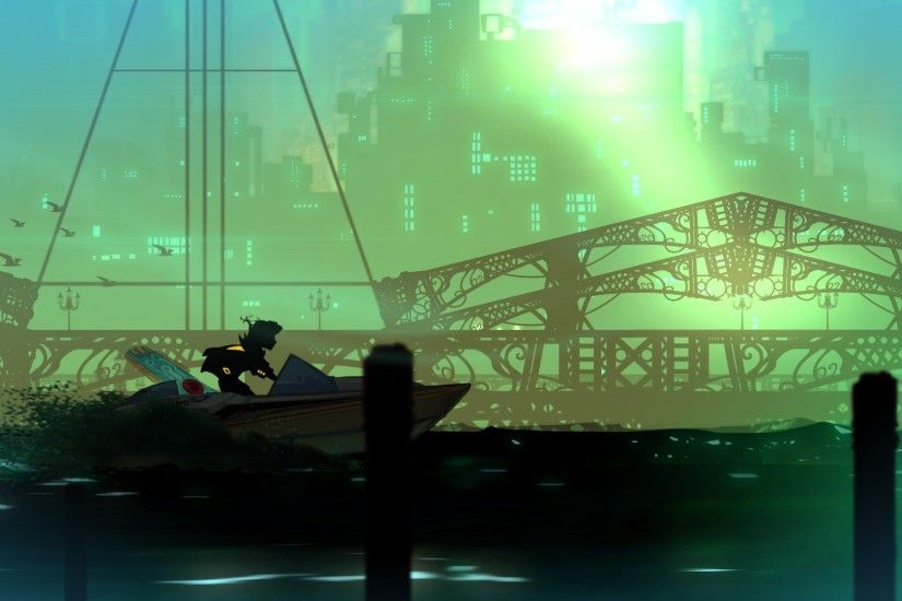 Wallpaper from Transistor