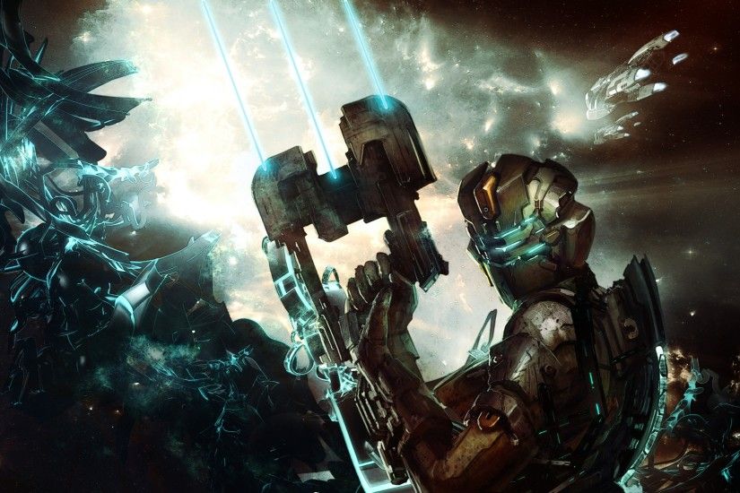 Preview wallpaper dead space, isaac clarke, game, costume, cutter, space,