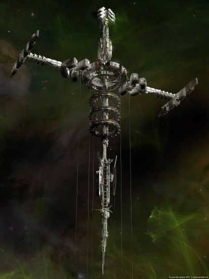 Helghast Space Station 1 - Killzone 3 Concept Art