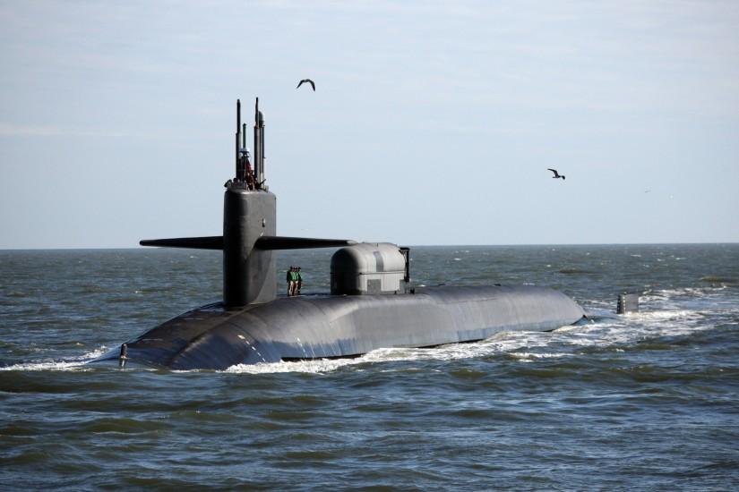 georgia extension nuclear submarine military navy wallpaper background .