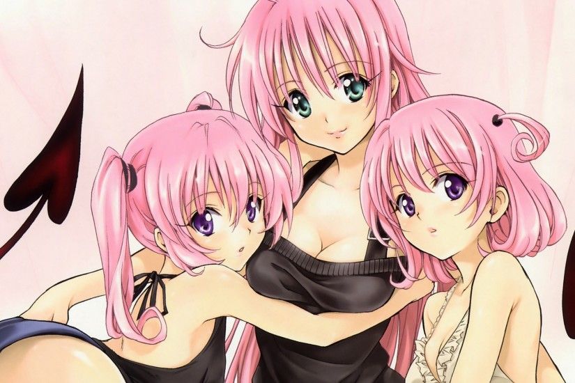 Anime - To Love-Ru Pink Hair Long Hair Nana Aster Deviluke Anime Lala  Satalin