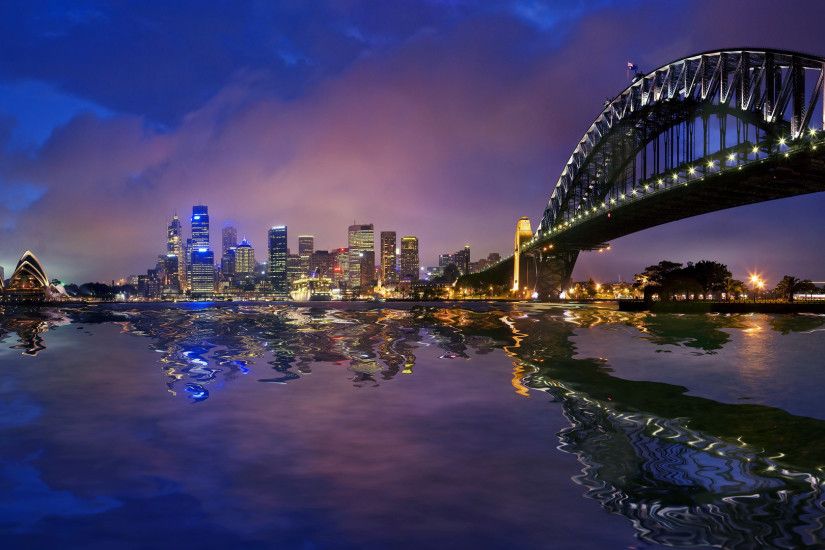 Sydney Harbour Bridge Cityscape Wallpaper