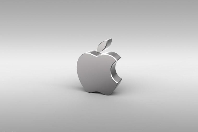 Silver Apple Logo Think Different Apple Mac Desktop Wallpapers