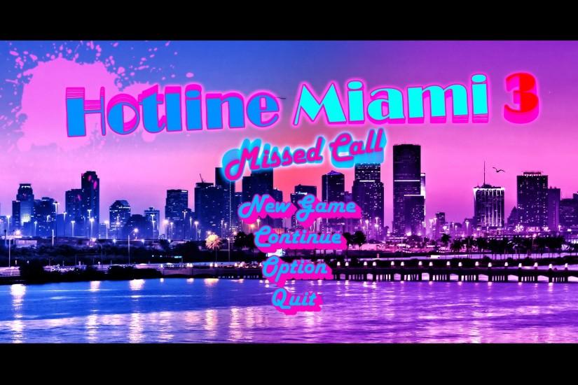 ... Hotline Miami 3 menu (fan-made) by 4Atlan