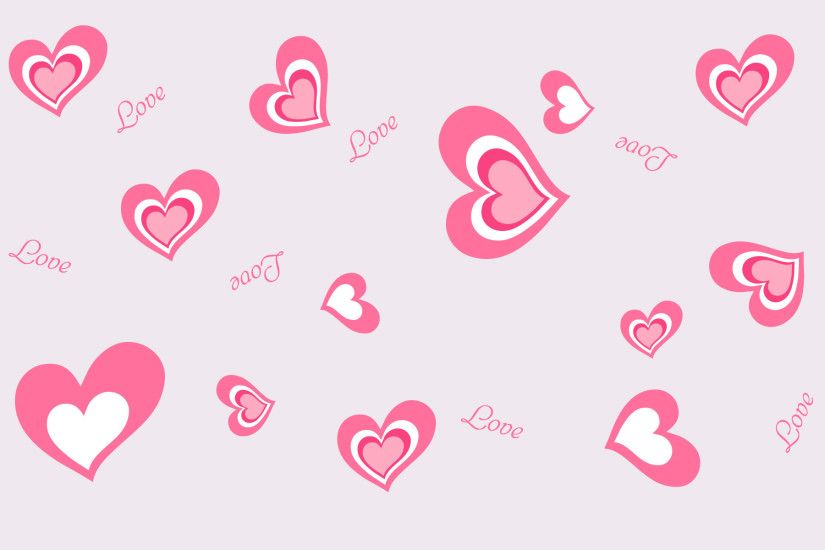 saint heart love and pink wallpaper Wallpaper