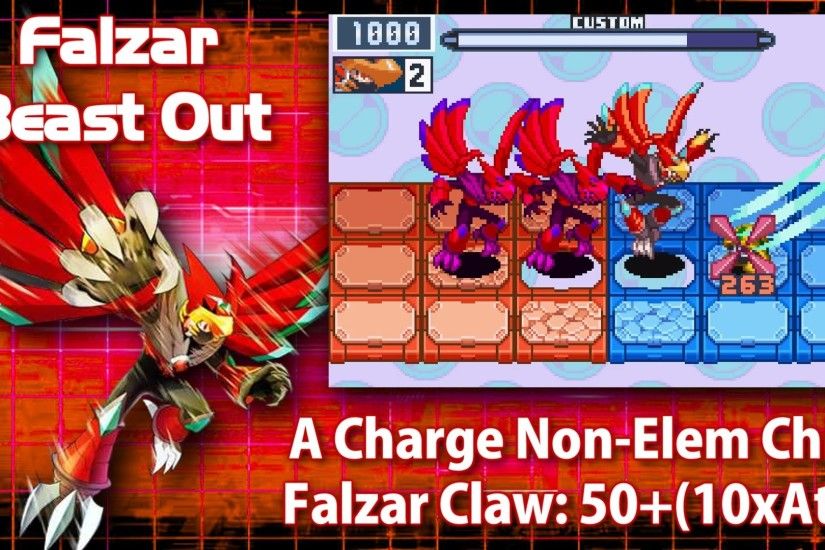 Mega Man Battle Network 6: Falzar Crosses & Beasts in 3 Minutes - YouTube