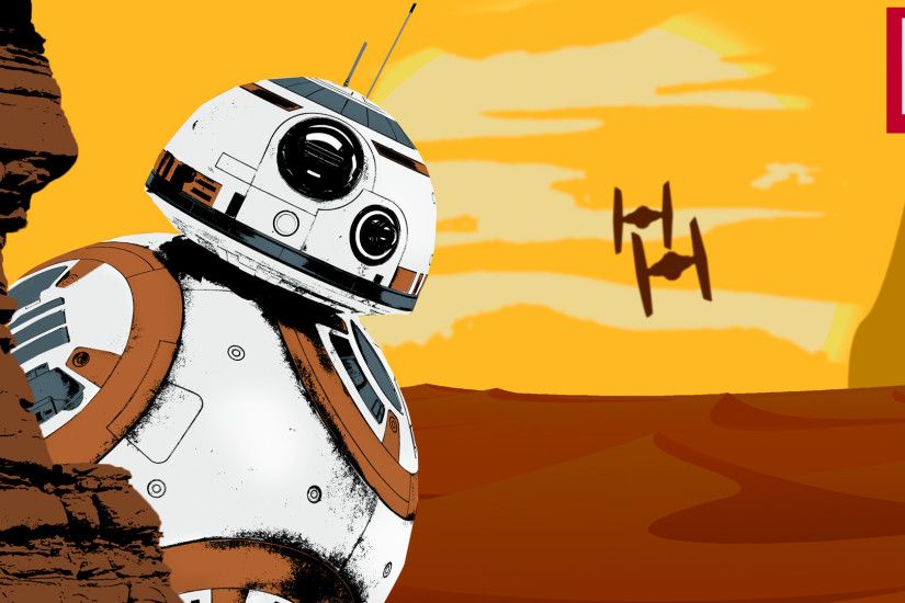 ... IndividualDesign Star Wars BB-8 - Wallpaper by IndividualDesign