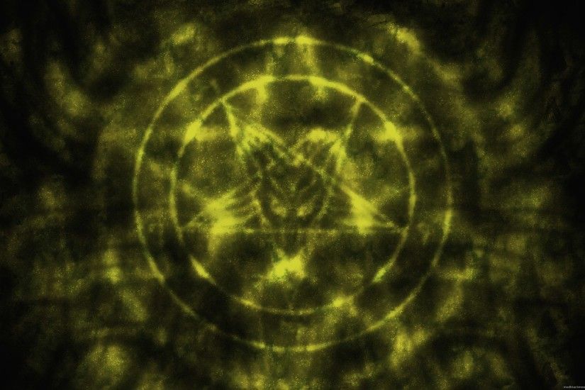 Dark Occult Pentagram Wallpaper