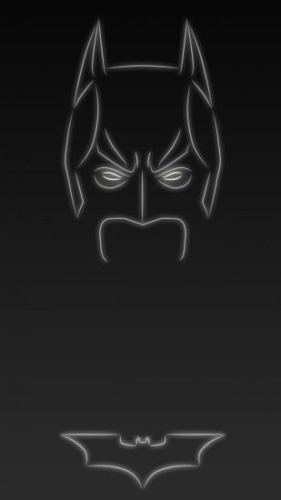 Dark knight the Batman. Tap to see more Superheroes Glow With Neon Light  Apple iPhone