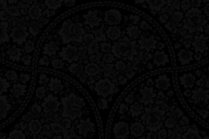 Pattern on black background