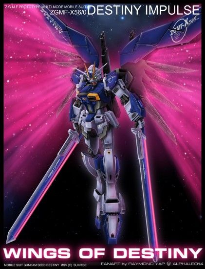 Destiny Impulse Gundam by alphaleo14 Destiny Impulse Gundam by alphaleo14