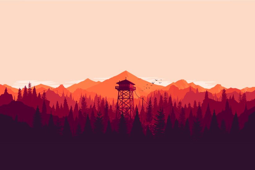Firewatch- Anyone know where I could fine more like this? [2560x1440] ...