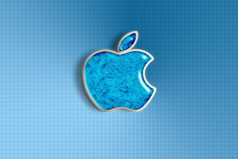 mac computers macintosh blue apple logo wallpapers