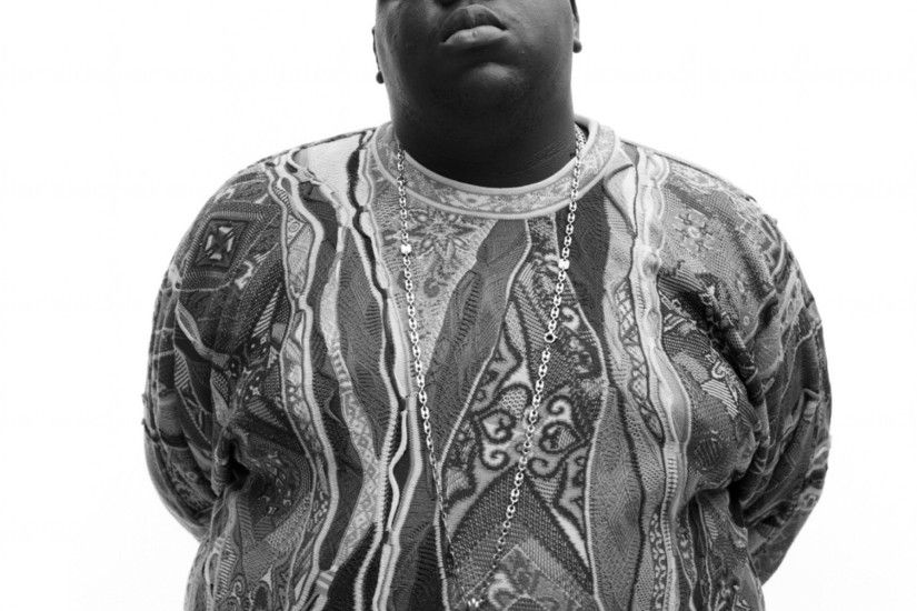 2048x2048 Wallpaper the notorious big, glasses, chain, look, face