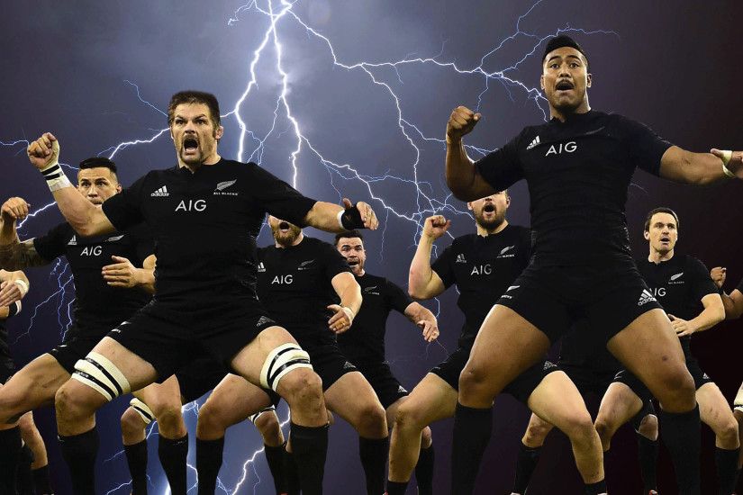 All Blacks Rugby Haka Poster Created By Gordon Tunstall Using .
