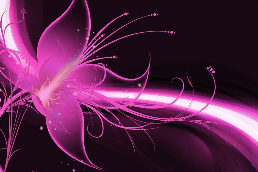 Download Wallpaper 1920x1080 Neon, Butterfly, Light, Abstract .