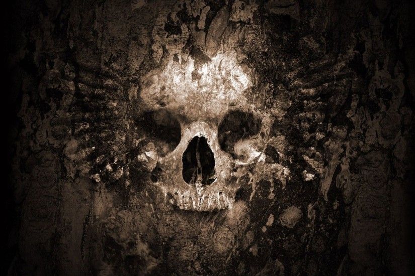 gothic skull wallpaper
