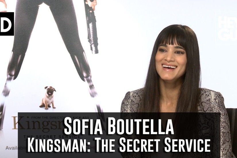 Sofia Boutella Exclusive Interview - Kingsman: The Secret Service - YouTube