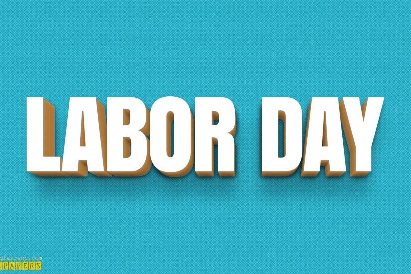 1920x1080 Labor Day 3D Design Wallpaper