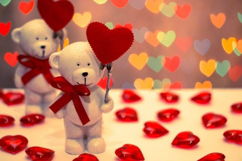 cute heart wallpapers Cute Teddy Bear Holding Heart Wallpaper 12993 -  Baltana